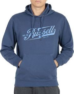 ΦΟΥΤΕΡ RUSSELL ATHLETIC EST 02 PULL OVER HOODY ΜΠΛΕ ΡΑΦ (S) ΦΟΥΤΕΡ RUSSELL ATHLETIC EST 02 PULL OVER HOODY ΜΠΛΕ ΡΑΦ (S)