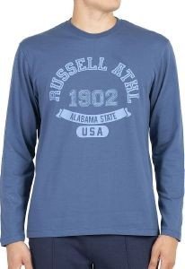 RUSSELL ATHLETIC ΜΠΛΟΥΖΑ RUSSELL ATHLETIC ALABAMA STATE L/S CREWNECK ΜΠΛΕ ΡΑΦ