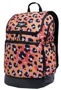 SPEEDO ΤΣΑΝΤΑ ΠΛΑΤΗΣ SPEEDO TEAMSTER RUCKSACK 2 LEOPARD ΠΟΡΤΟΚΑΛΙ