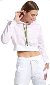 BODYTALK ΦΟΥΤΕΡ BODYTALK PLEASURE IS CROPPED BALLOON HOODIE ΡΟΖ