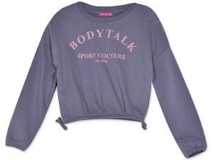 ΜΠΛΟΥΖΑ BODYTALK CROPPED CREWNECK SWEATER ΓΚΡΙ (6 ΕΤΩΝ) ΜΠΛΟΥΖΑ BODYTALK CROPPED CREWNECK SWEATER ΓΚΡΙ (6 ΕΤΩΝ)