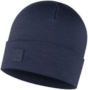 BUFF ΣΚΟΥΦΟΣ BUFF MERINO HEAVYWEIGHT BEANIE SOLID ΜΠΛΕ