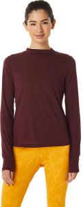 ΜΠΛΟΥΖΑ ASICS RUNKOYO MOCK NECK LS TOP ΜΠΟΡΝΤΟ (M) ΜΠΛΟΥΖΑ ASICS RUNKOYO MOCK NECK LS TOP ΜΠΟΡΝΤΟ (M)