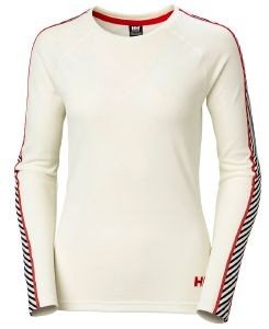 HELLY HANSEN ΜΠΛΟΥΖΑ HELLY HANSEN LIFA ACTIVE STRIPE CREW ΛΕΥΚΗ