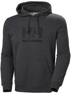 HELLY HANSEN ΦΟΥΤΕΡ HELLY HANSEN HH LOGO HOODIE ΓΚΡΙ ΣΚΟΥΡΟ