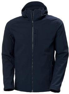 HELLY HANSEN ΜΠΟΥΦΑΝ HELLY HANSEN PARAMOUNT HOODED SOFTSHELL JACKET ΜΠΛΕ ΣΚΟΥΡΟ