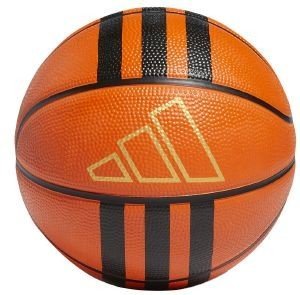 ADIDAS PERFORMANCE ΜΠΑΛΑ ADIDAS PERFORMANCE 3-STRIPES RUBBER MINI BASKETBALL ΠΟΡΤΟΚΑΛΙ (3)