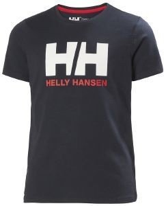 HELLY HANSEN ΜΠΛΟΥΖΑ HELLY HANSEN JR LOGO T-SHIRT ΜΠΛΕ ΣΚΟΥΡΟ