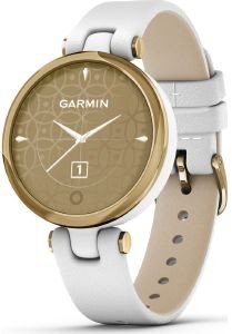  GARMIN LILY CLASSIC LIGHT GOLD & WHITE LEATHER