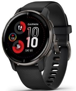 GARMIN ΡΟΛΟΪ GARMIN VENU 2 PLUS BLACK WITH SLATE BEZEL