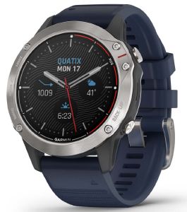  GARMIN QUATIX 6 GRAY WITH CAPTAIN BLUE BAND