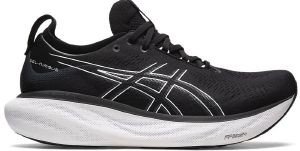 ASICS ΠΑΠΟΥΤΣΙ ASICS GEL-NIMBUS 25 ΜΑΥΡΟ/ΛΕΥΚΟ