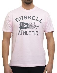  RUSSELL ATHLETIC FLAG S/S CREWNECK TEE 