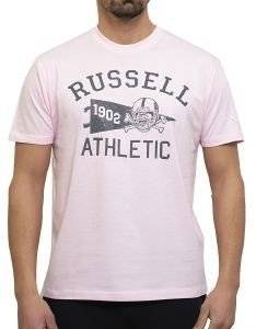 ������� RUSSELL ATHLETIC FLAG S/S CREWNECK TEE ��� (S)