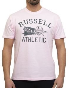 ΜΠΛΟΥΖΑ RUSSELL ATHLETIC FLAG S/S CREWNECK TEE ΡΟΖ (M) ΜΠΛΟΥΖΑ RUSSELL ATHLETIC FLAG S/S CREWNECK TEE ΡΟΖ (M)