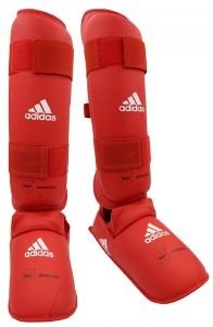   ADIDAS SHIN GUARD WITH REMOVABLE INSTEP WKF APPROVED 661.35 