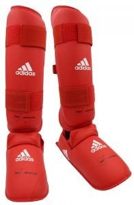   ADIDAS SHIN GUARD WITH REMOVABLE INSTEP WKF APPROVED 661.35  (L)