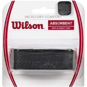 WILSON ΓΚΡΙΠ WILSON MICRO-DRY COMFORT REPLACEMENT GRIP ΜΑΥΡΟ