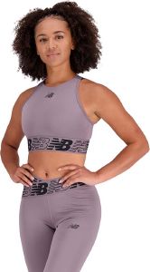 ΜΠΟΥΣΤΑΚΙ NEW BALANCE RELENTLESS CROP BRA ΛΙΛΑ (S) ΜΠΟΥΣΤΑΚΙ NEW BALANCE RELENTLESS CROP BRA ΛΙΛΑ (S)
