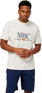  NEW BALANCE ATHLETICS SPORTS CLUB COTTON JERSEY T-SHIRT 