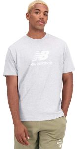 ΜΠΛΟΥΖΑ NEW BALANCE ESSENTIALS STACKED LOGO COTTON JERSEY T-SHIRT ΓΚΡΙ (M) ΜΠΛΟΥΖΑ NEW BALANCE ESSENTIALS STACKED LOGO COTTON JERSEY T-SHIRT ΓΚΡΙ (M)