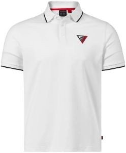 MUSTO ΜΠΛΟΥΖΑ MUSTO SARDINIA POLO SHIRT 2.0 ΛΕΥΚΗ