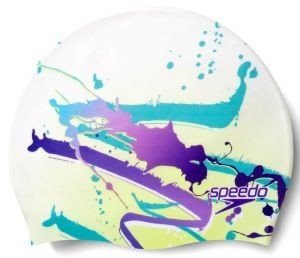 ΣΚΟΥΦΑΚΙ SPEEDO PRINTED CAP GRAFFITI SPLASH ΛΕΥΚΟ ΣΚΟΥΦΑΚΙ SPEEDO PRINTED CAP GRAFFITI SPLASH ΛΕΥΚΟ