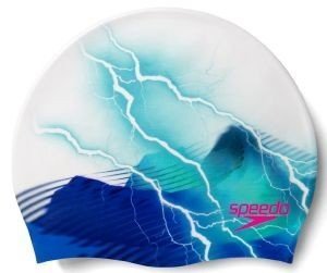 ΣΚΟΥΦΑΚΙ SPEEDO PRINTED CAP THUNDERBOLT ΛΕΥΚΟ ΣΚΟΥΦΑΚΙ SPEEDO PRINTED CAP THUNDERBOLT ΛΕΥΚΟ