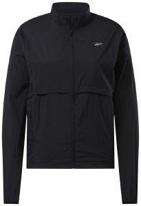 REEBOK ΜΠΟΥΦΑΝ REEBOK RUNNING WOVEN JACKET ΜΑΥΡΟ