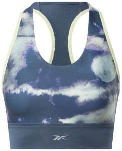 REEBOK ΜΠΟΥΣΤΑΚΙ REEBOK RUNNING PRINTED BRA ΜΠΛΕ