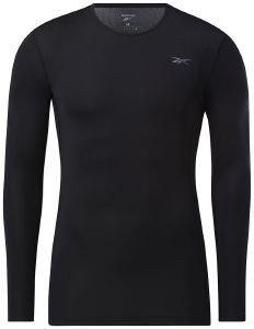 REEBOK ΜΠΛΟΥΖΑ REEBOK COMPRESSION LONG SLEEVE T-SHIRT LS ΜΑΥΡΗ