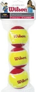 WILSON ΜΠΑΛΑΚΙΑ WILSON STARTER RED 3 BALL ΚΙΤΡΙΝΑ/ΚΟΚΚΙΝΑ
