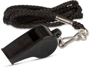 SELECT ΣΦΥΡΙΧΤΡΑ ΔΙΑΙΤΗΤΗ SELECT REFEREES WHISTLE PLASTIC W/LANYAR ΜΑΥΡΗ