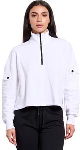  BODYTALK TURTLE NECK HALF ZIP SWEATER 