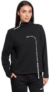 ΜΠΛΟΥΖΑ BODYTALK TRIBE MOCK NECK SWEATER ΜΑΥΡΗ (M) ΜΠΛΟΥΖΑ BODYTALK TRIBE MOCK NECK SWEATER ΜΑΥΡΗ (M)