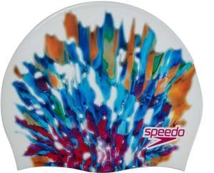 SPEEDO ΣΚΟΥΦΑΚΙ SPEEDO DIGITAL PRINTED CAP ΛΕΥΚΟ/ΜΠΛΕ