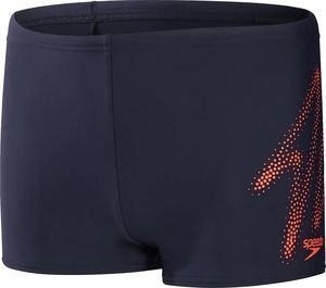 SPEEDO ΜΑΓΙΟ SPEEDO HYPERBOOM LOGO PLACEMENT AQUASHORT ΜΠΛΕ ΣΚΟΥΡΟ