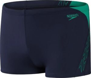 SPEEDO ΜΑΓΙΟ SPEEDO HYPER BOOM SPLICE AQUASHORT ΜΠΛΕ ΣΚΟΥΡΟ