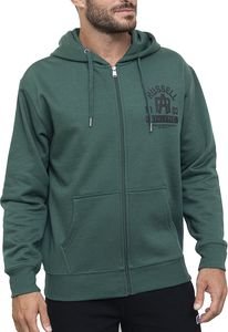 RUSSELL ATHLETIC ΖΑΚΕΤΑ RUSSELL ATHLETIC INTERLINK ZIP THROUGH HOODY ΠΡΑΣΙΝΗ