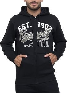 RUSSELL ATHLETIC ΖΑΚΕΤΑ RUSSELL ATHLETIC HIT ZIP THROUGH HOODY ΜΑΥΡΗ