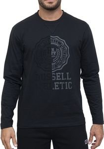 RUSSELL ATHLETIC ΜΠΛΟΥΖΑ RUSSELL ATHLETIC ATH ROSE L/S CREWNECK SHIRT ΜΑΥΡΗ