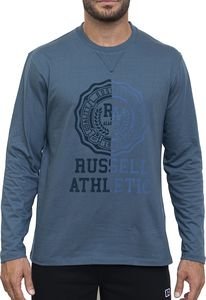 RUSSELL ATHLETIC ΜΠΛΟΥΖΑ RUSSELL ATHLETIC ATH ROSE L/S CREWNECK SHIRT ΜΠΛΕ