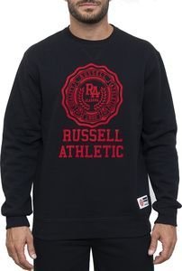 RUSSELL ATHLETIC ΜΠΛΟΥΖΑ RUSSELL ATHLETIC ATH ROSE CREWNECK SWEATSHIRT ΜΑΥΡΗ