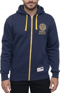 RUSSELL ATHLETIC ΖΑΚΕΤΑ RUSSELL ATHLETIC ATH ZIP THROUGH HOODY ΜΠΛΕ ΣΚΟΥΡΟ