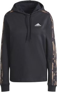  ADIDAS PERFORMANCE VIBRANT PRINT 3-STRIPES HOODIE  (L)