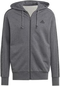 ΖΑΚΕΤΑ ADIDAS PERFORMANCE ESSENTIALS FRENCH TERRY 3-STRIPES FULL-ZIP HOODIE ΓΚΡΙ ΣΚΟΥΡΟ (XXL) ΖΑΚΕΤΑ ADIDAS PERFORMANCE ESSENTIALS FRENCH TERRY 3-STRIPES FULL-ZIP HOODIE ΓΚΡΙ ΣΚΟΥΡΟ (XXL)