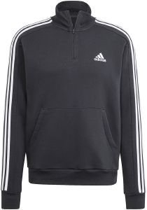 ΜΠΛΟΥΖΑ ADIDAS PERFORMANCE ESSENTIALS FLEECE 3-STRIPES 1/4-ZIP SWEATSHIRT ΜΑΥΡΗ (M) ΜΠΛΟΥΖΑ ADIDAS PERFORMANCE ESSENTIALS FLEECE 3-STRIPES 1/4-ZIP SWEATSHIRT ΜΑΥΡΗ (M)