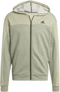 ΖΑΚΕΤΑ ADIDAS PERFORMANCE MELANGE FULL-ZIP HOODIE ΛΑΔΙ (M) ΖΑΚΕΤΑ ADIDAS PERFORMANCE MELANGE FULL-ZIP HOODIE ΛΑΔΙ (M)
