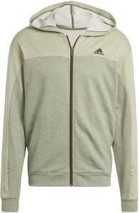 ������ ADIDAS PERFORMANCE MELANGE FULL-ZIP HOODIE ���� (L)