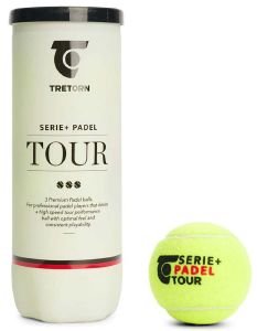 TRETORN ΜΠΑΛΑΚΙΑ TRETORN SERIE+ PADEL TOUR 3 TUBE BALLS ΚΙΤΡΙΝΑ